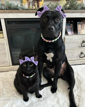 Load image into Gallery viewer, 🟧 18.5&quot; Slip On (Black O-Ring) 🦋 Y2K Butterfly Bead Collar - PRE-MADE/FINAL SALE