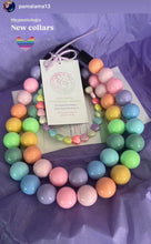Load image into Gallery viewer, Pastel Rainbow Acrylic Bead Collar