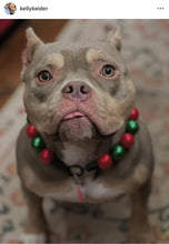 Load image into Gallery viewer, Chunky Christmas Pearls Acrylic Bead Collar