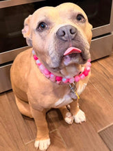 Load image into Gallery viewer, Pink Glitter Supernova Bead Collar