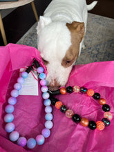Load image into Gallery viewer, PERSONALIZED Pumpkin Spice Halloween Bead Collar