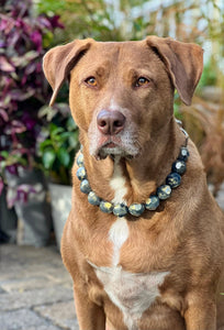 Gold Geode Bead Collar