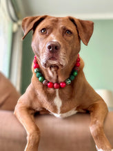 Load image into Gallery viewer, Mistletoe Glam Bead Collar