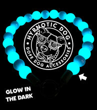 Load image into Gallery viewer, Blue Glow in the Dark Bead Collar