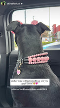 Load image into Gallery viewer, Blush Pink Rain Triplo Acrylic Bead Collar
