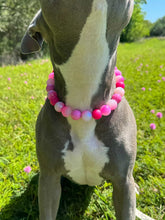 Load image into Gallery viewer, Pink Glitter Supernova Bead Collar
