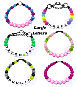 Add-on Only: LARGE & XL JUMBO Personalized Alphabet Letter Beads (Custom Names)