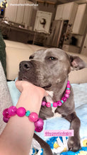 Load image into Gallery viewer, Berry Stardust Glitter Acrylic Bead Collar