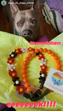 Load image into Gallery viewer, Fire Orange Acrylic Bead Collar [Scuffed]