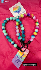 Rainbow Tie Dye Acrylic Bead Collar