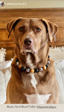 Load image into Gallery viewer, Rustic Steel Bead Collar