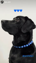 Load image into Gallery viewer, Nebula Blue Resin Bead Collar