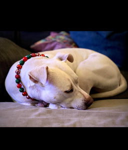 Christmas Glam Bead Collar