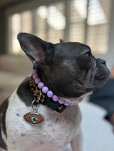 Load image into Gallery viewer, Lavender Waves Resin MINI [Small Dog/Cat Bead Collar]