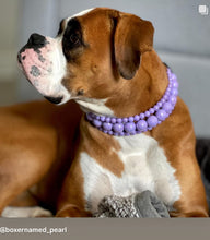 Load image into Gallery viewer, Purple Rain Triplo Acrylic Bead Collar