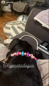 🍬 Cotton Candy Crush Bead Collar - SALE