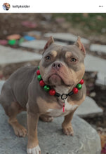 Load image into Gallery viewer, Chunky Christmas Pearls Acrylic Bead Collar