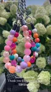 Pastel Disco Bead Collar