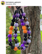 Load image into Gallery viewer, Witching Hour Halloween Bead Collar