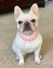 Load image into Gallery viewer, Pink Waves Resin Bead Collar