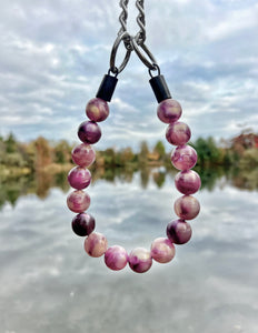 Venus Purple Bead Collar