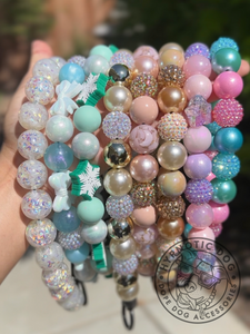 White Confetti Bead Collar
