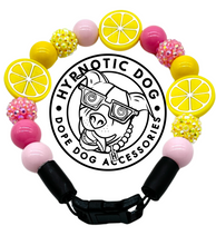 Load image into Gallery viewer, Akira&#39;s Pink Lemonade 🩷🍋 MINI [Small Dog/Cat Bead Collar]