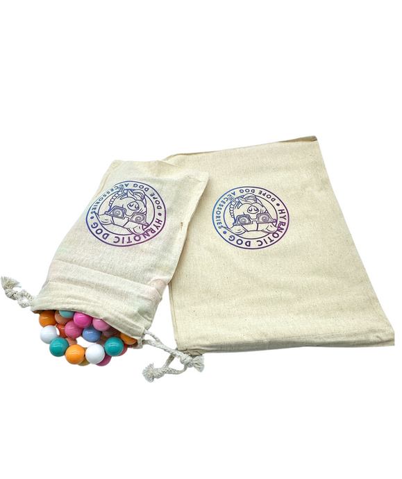 Hypnotic Dog Drawstring Tote