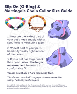 Mini Frosted Hearts [Small Dog/Cat Bead Collar]