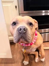 Load image into Gallery viewer, Pink Glitter Supernova Bead Collar