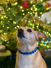 Load image into Gallery viewer, Nebula Blue Resin Bead Collar