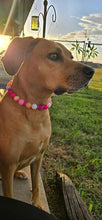 Load image into Gallery viewer, Sunset Tie Dye Glow Bead Collar