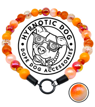Load image into Gallery viewer, Orange Glitter Supernova Bead Collar
