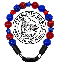 Load image into Gallery viewer, Star Spangled Glam MINI [Small Dog/Cat Bead Collar]
