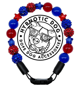 Star Spangled Glam MINI [Small Dog/Cat Bead Collar]