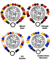 Load image into Gallery viewer, 🏀 Basketball NBA Team Colors Bead Collar