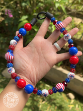 Load image into Gallery viewer, Midnight Fireworks Bead Collar