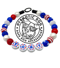 Load image into Gallery viewer, PERSONALIZED Americana Glam Bead Collar