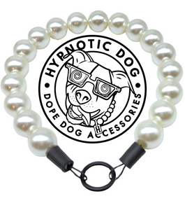 Chunky White Pearls [1mm Smaller] Acrylic Bead Collar