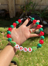 Load image into Gallery viewer, PERSONALIZED Christmas Tree Bead Collar