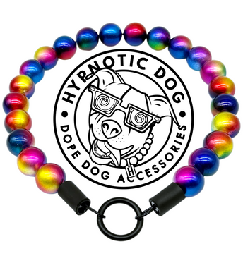 Rainbow Prism Acrylic Bead Collar