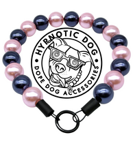 Load image into Gallery viewer, Chunky Navy &amp; Blush Pink Pearls Acrylic Bead Collar