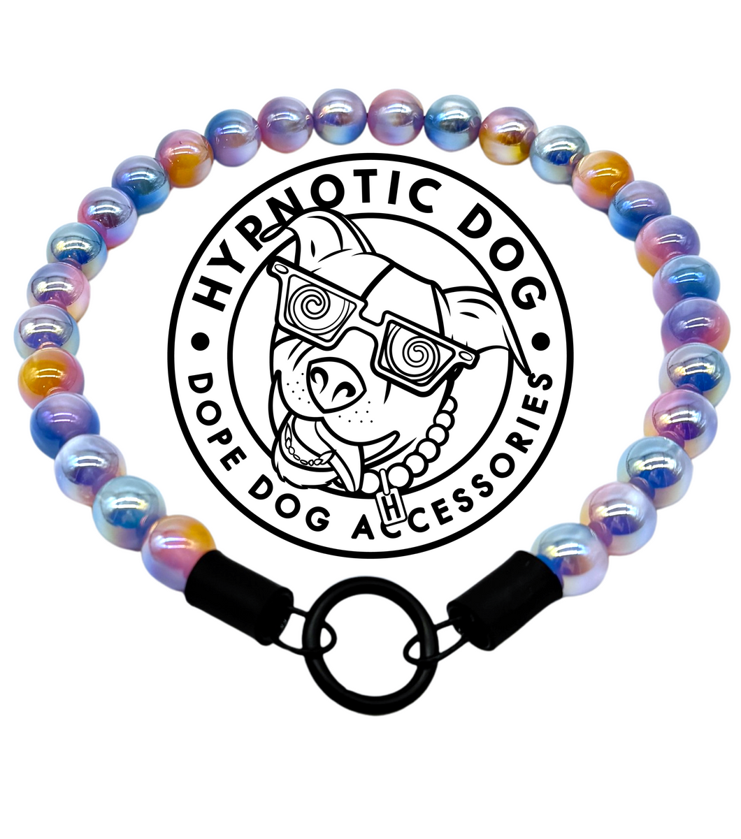 Psychedelic Acrylic Bead Collar