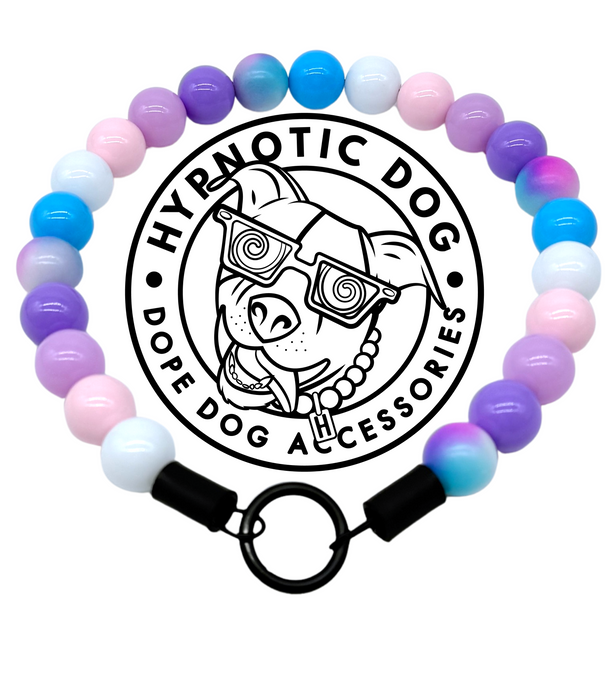 Bubblegum Gradient Bead Collar