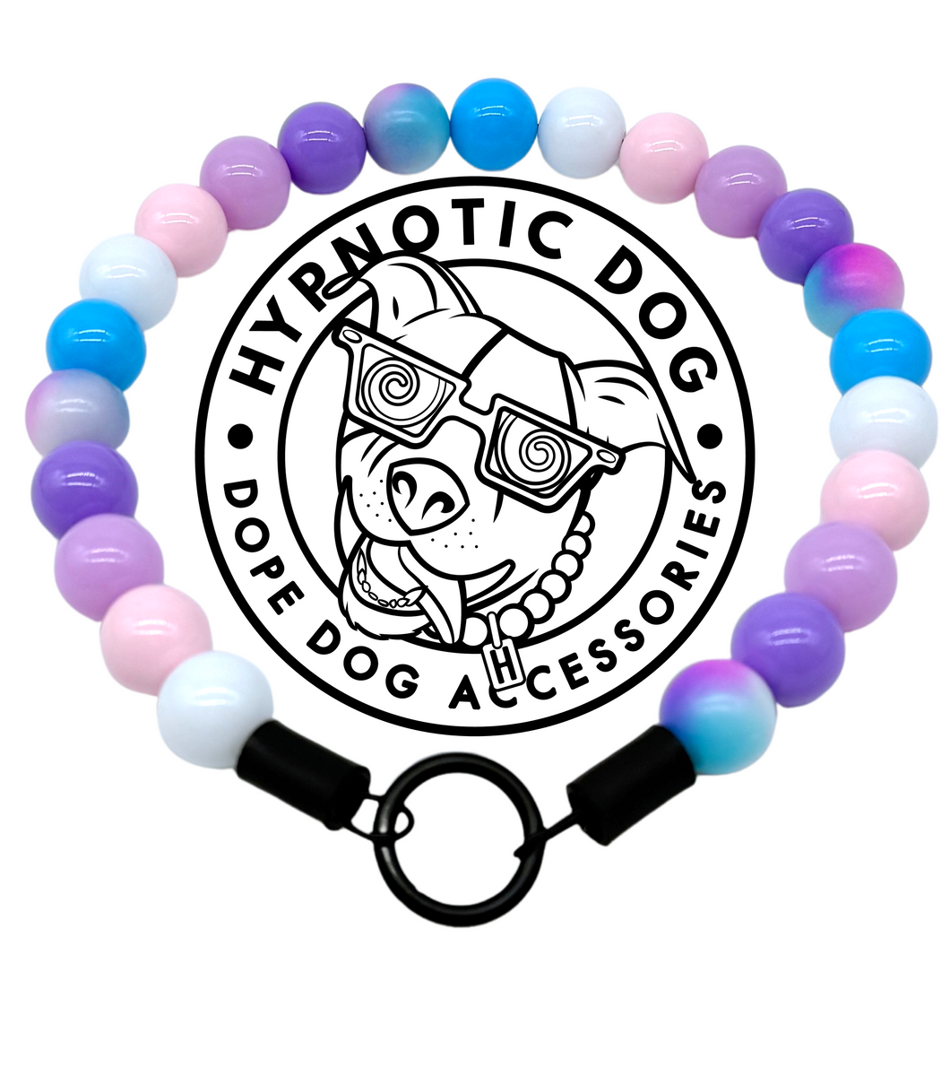 Bubblegum Gradient Bead Collar