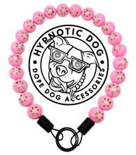 Load image into Gallery viewer, Pink Flower Resin Bead Collar