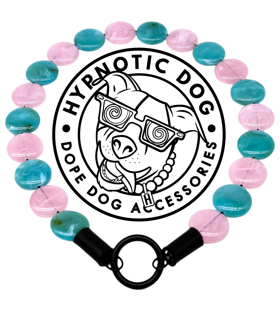 Bubblegum Waves Coin Bead Collar