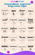 Load image into Gallery viewer, Dog Engraved Circle Name Tags