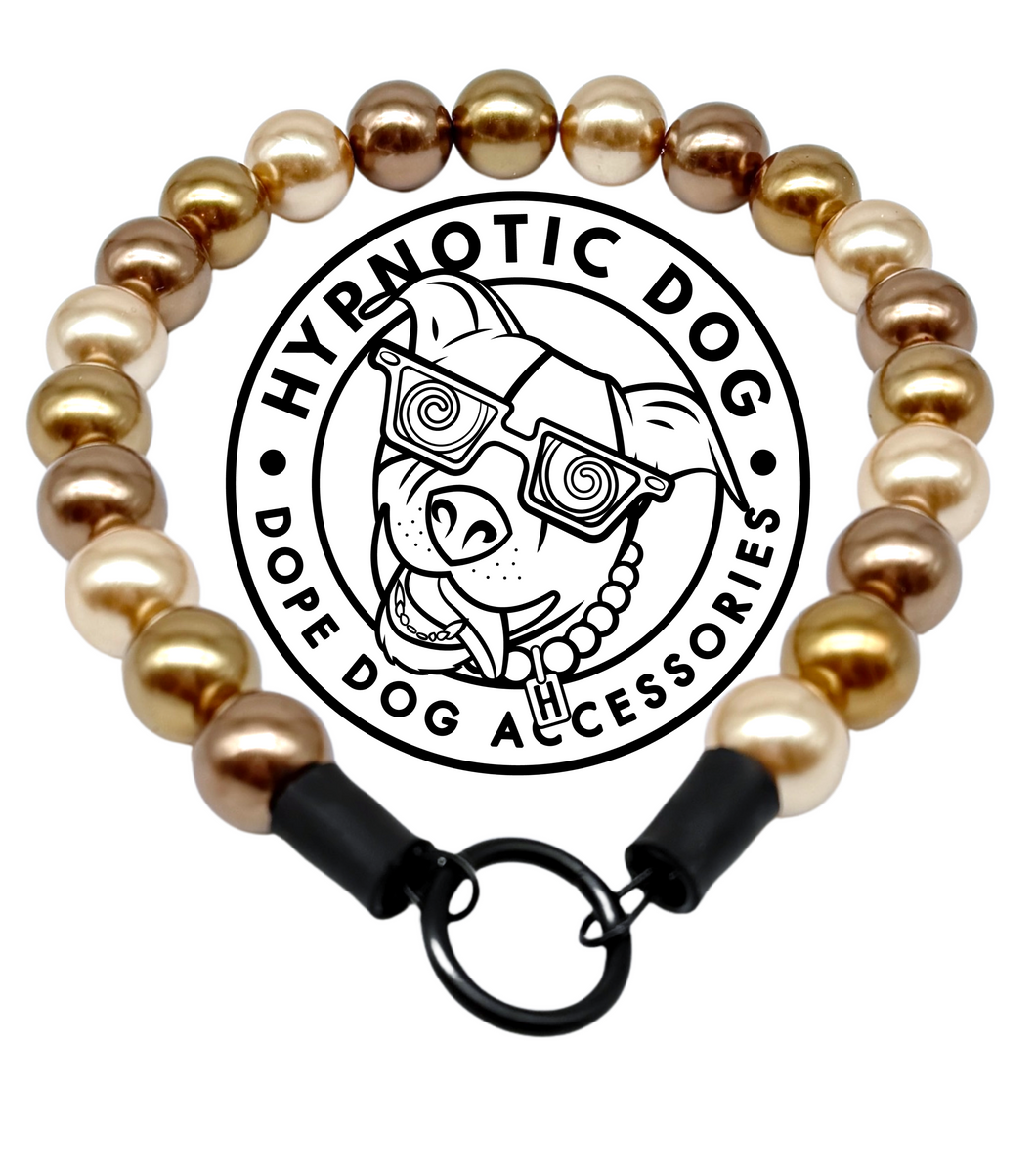 Chocolate Ombre Pearl Bead Collar