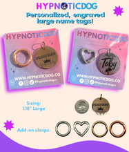 Load image into Gallery viewer, Dog Engraved Circle Name Tags